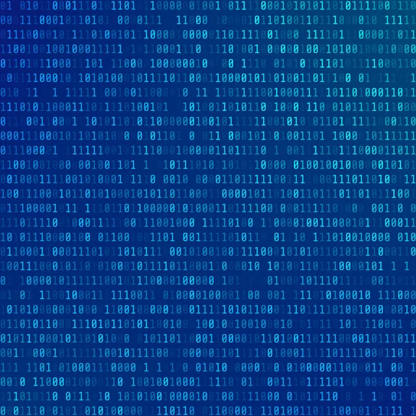 Código Binario Historia Tecnología Abstracta Corriente Ceros Unos Programación Información — Archivo Imágenes Vectoriales