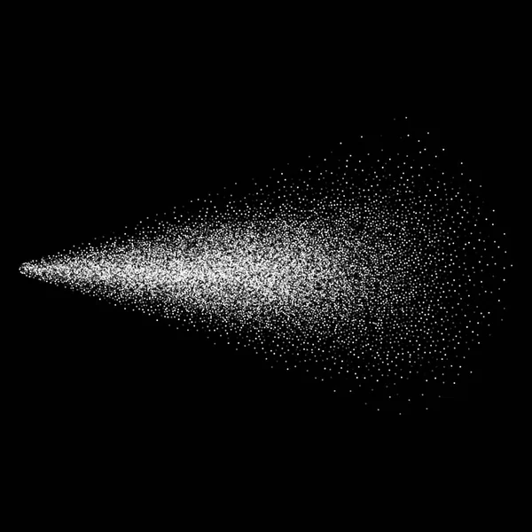 Σπρέι Σωματιδίων Υφή Επίδραση Ομίχλη Ψεκασμού Νερού Εικονογράφηση Διάνυσμα Που — Διανυσματικό Αρχείο