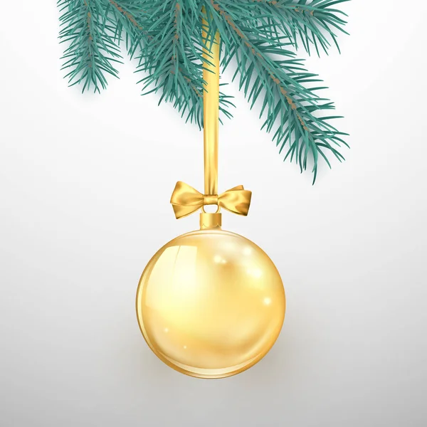 Joyeux Noël Bonne Année Éléments Décoration Vacances Boule Noël Aux — Image vectorielle