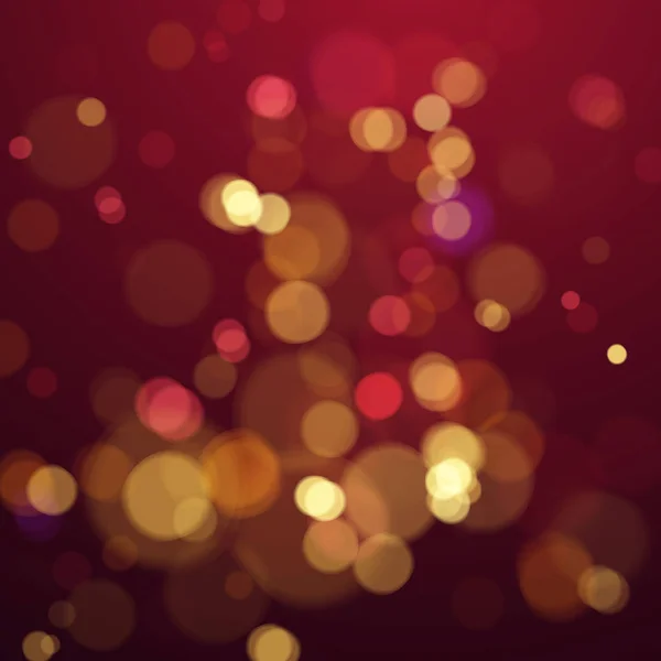Bokeh Flou Couleur Fond Abstrait Avec Des Lumières Nouvel Noël — Image vectorielle