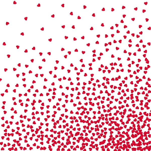 Arka plan düşen yürekleri. Sevgililer günü dekorasyon öğeleri. Vektör çizim