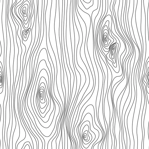 Bosquejo sin costura de textura de madera. Superficie de cobertura de grano. Fibras de madera. Fondo vectorial — Archivo Imágenes Vectoriales