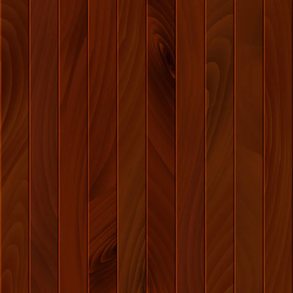 Brown wooden texture. Wood surface of floor or wall. Timber background or wallpaper. Vector illustration — Stock Vector