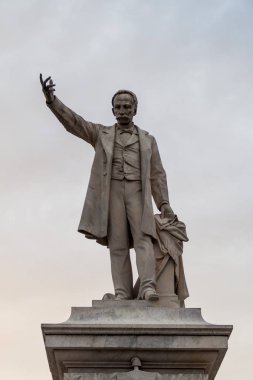 Jose Marti heykel Parque Jose Marti Meydanı Cienfuegos, Cuba '.