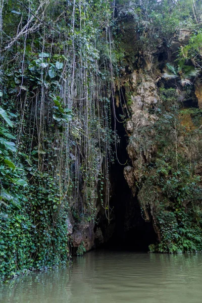 Eingang Zur Cueva Del Indio Höhle Nationalpark Vinales Kuba — Stockfoto