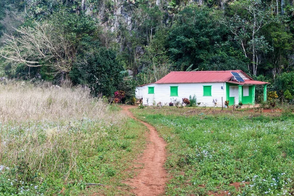 Guasasa Valley Vinales, Cuba yakınındaki küçük kırsal ev