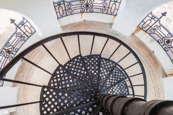 Vas Lépcső Torony Casa Cultura Benjamin Duarte Cienfuegos Kuba — Stock Fotó
