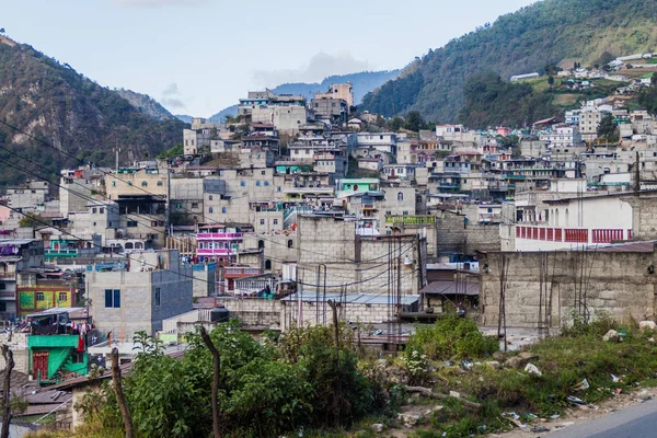 Pueblo Zunil Guatemala Segundo Plano — Foto de Stock