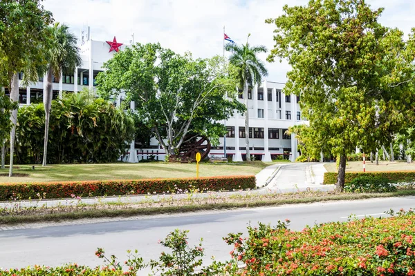 Edificio Del Comité Provincial Del Partido Comunista Holguín Cuba — Foto de Stock