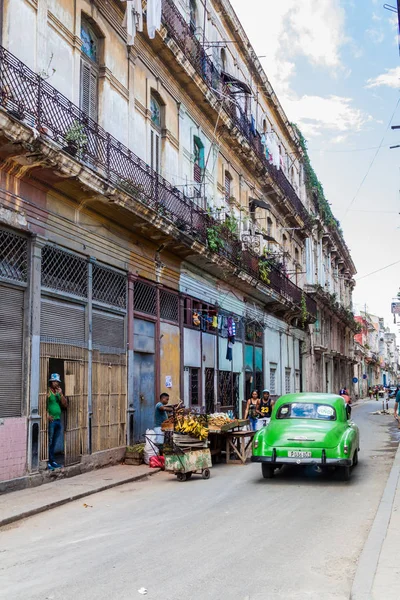 Havana Cuba Feb 2016 Uitzicht Een Straat Oud Havana — Stockfoto