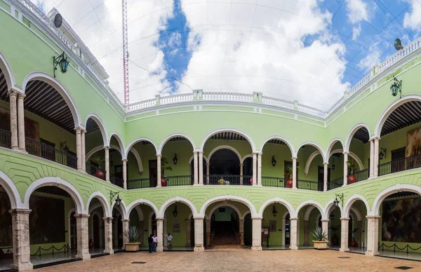 Chichen Itza Meksika Şubat 2016 Avlusu Palacio Gobierno Hükümet Sarayı — Stok fotoğraf