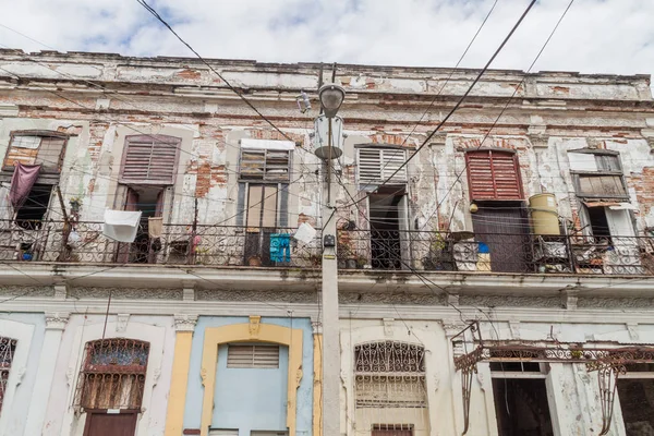 Casa Dilapidada Cienfuegos Cuba — Foto de Stock