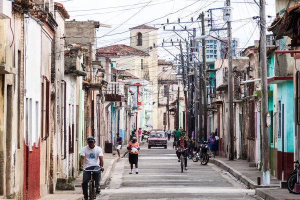 Camaguey Cuba Ene 2016 Gente Las Calles Camagüey —  Fotos de Stock