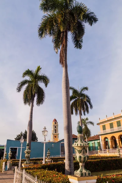 Vista Plaza Mayor Centro Trinidad Cuba — Foto de Stock