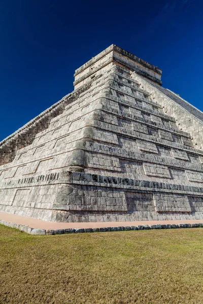Piramide Kukulkan Nel Sito Archeologico Maya Chichen Itza Messico — Foto Stock