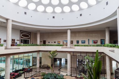 Havana, Küba - 21 Şubat 2016: Lobi, otel Habana Havana'nın Vedado mahallede bulunan Libre.