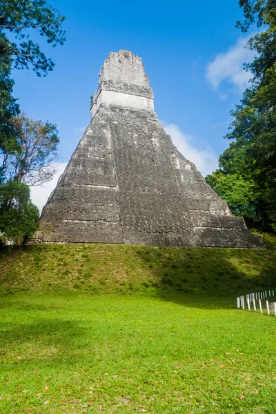 Arkeolojik Tikal Guatemala Site Tapınağı — Stok fotoğraf