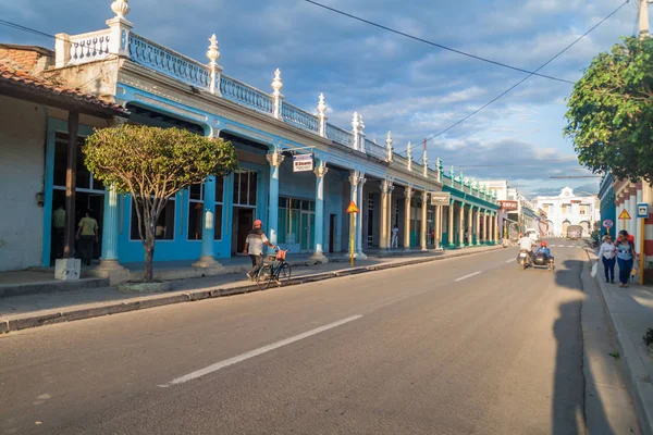 Las Tunas Cuba Ene 2016 Edificios Tradicionales Centro Las Tunas — Foto de Stock