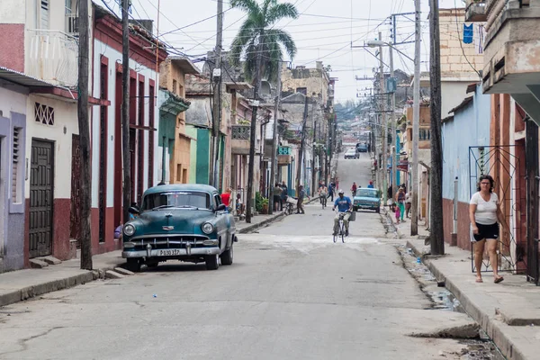 Ματάνσας Στην Κούβα Φεβ 2016 Οδός Ζωής Στο Κέντρο Του — Φωτογραφία Αρχείου