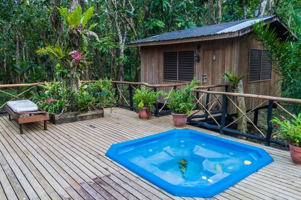 Görünümü bir jungle Lodge, Guatemala