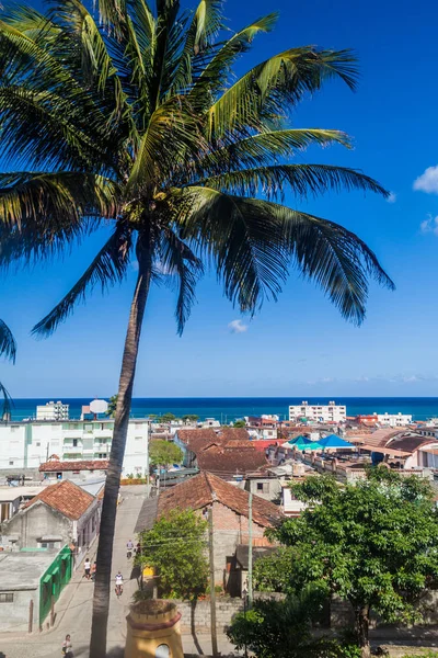 Vista Arial Baracoa Cuba — Fotografia de Stock