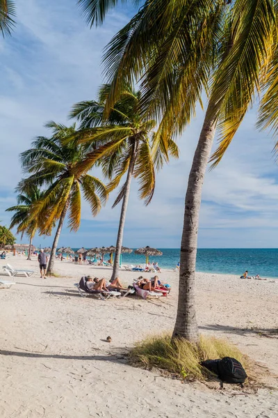 Плайя Анкон Куба Февраля 2016 Вид Пляж Плайя Анкон Возле — стоковое фото