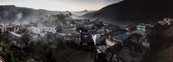 Panorama San Mateo Ixtatan Town, Guatemala