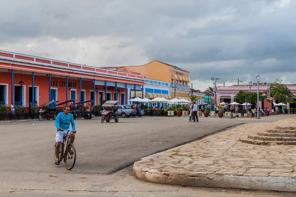 Remedios Cuba Feb 2016 Vista Plaza Parque Martí Remedios Cuba — Foto de Stock