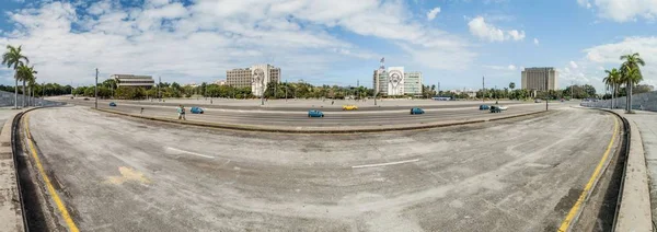 Havana Cuba Feb 2016 Retrato Che Guevara Sobre Ministério Interior — Fotografia de Stock