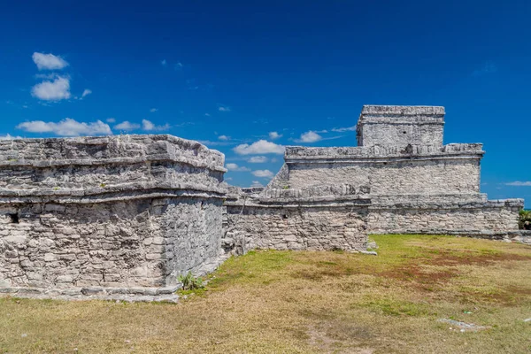 Harabeleri Antik Maya Kentin Tulum Meksika — Stok fotoğraf