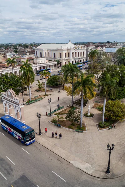 Cienfuegos Κούβα Φεβρουαρίου 2016 Προβολή Του Parque Jose Marti Πλατεία — Φωτογραφία Αρχείου