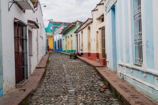 Sancti Spiritus Kuba Februar 2016 Alter Mann Street Sancti Spiritus — Stockfoto