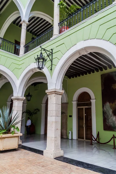 Chichen Itza Mexico Feb 2016 Inner Courtyard Palacio Gobierno Government — Stock Photo, Image