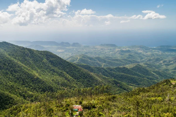 Landschaft Der Sierra Maestra Vom Gran Piedra Aus Gesehen Kuba — Stockfoto