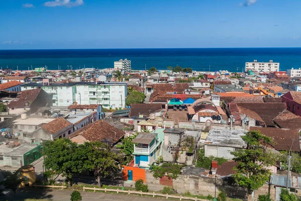 Vista Aérea Ciudad Baracoa Cuba — Foto de Stock