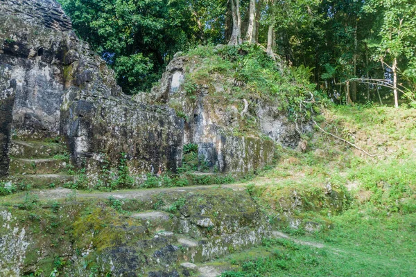 Ruinas Yacimiento Arqueológico Tikal Guatemala — Foto de Stock