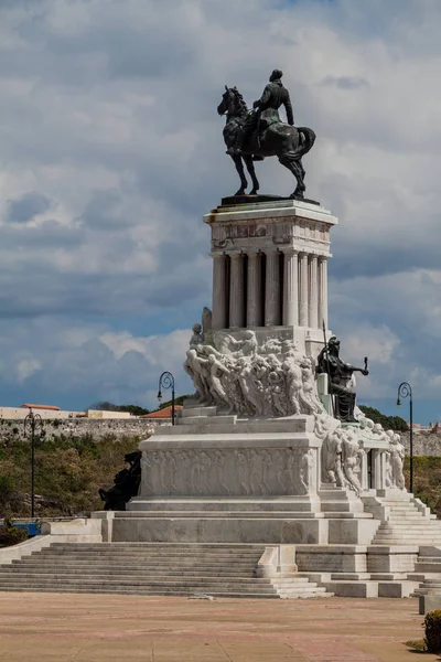 Havana Cuba Feb 2016 Algemene Maximo Gomez Monument Havana — Stockfoto