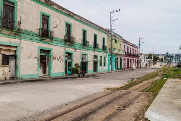 Matanzas Kuba Februar 2016 Straße Und Bahnbrücke Matanzas Kuba — Stockfoto