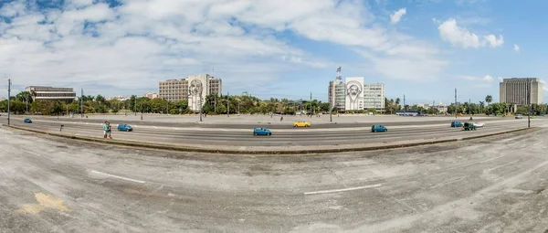 Havana Cuba Feb 2016 Портрет Гевары Министерстве Внутренних Дел Камило — стоковое фото