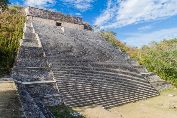 Grande Piramide Nell Antica Città Maya Uxmal Messico — Foto Stock