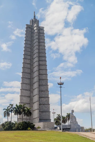 Havana, Küba - 21 Şubat 2016: Anıt, Jose Marti Havana, Küba