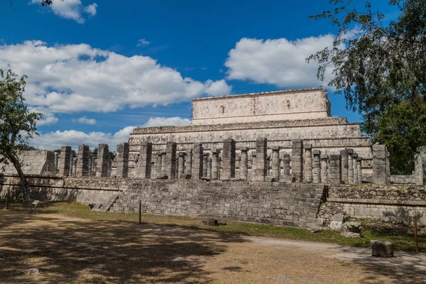 Tapınağı arkeolojik sit Chichen Itza, Meksika, savaşçıların