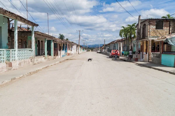 Condado Kuba Lutego 2016 Street Miejscowości Condado Valle Los Ingenios — Zdjęcie stockowe