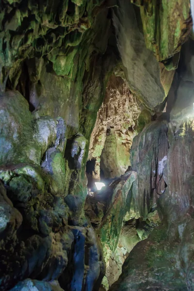 Grotta Cueva Del Indio Nel Parco Nazionale Vinales Cuba — Foto Stock