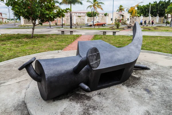 Cienfuegos Kubie Luty 2016 Jedna Rzeźb Park Parque Esculturas Cienfuegos — Zdjęcie stockowe