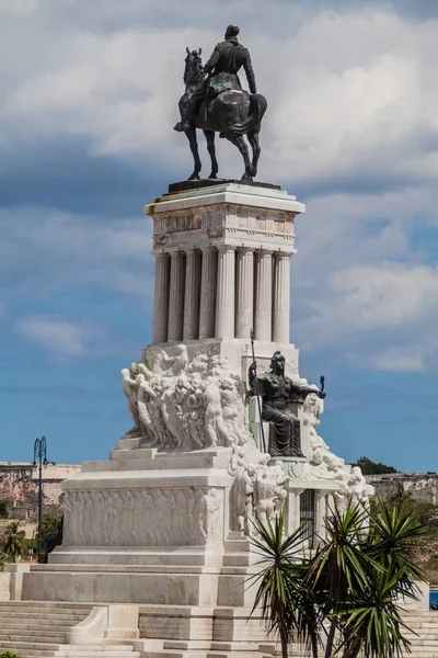 Havana Cuba Feb 2016 Algemene Maximo Gomez Monument Havana — Stockfoto