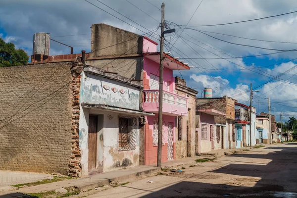 Casas Coloridas Camagüey Cuba — Foto de Stock
