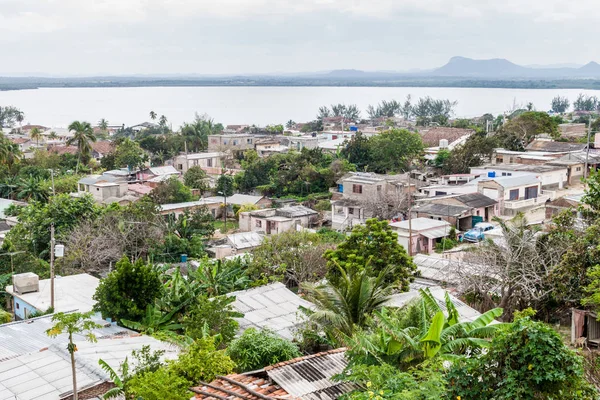 Vista Aérea Ciudad Gibara Cuba — Foto de Stock