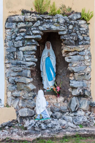 Socha Panny Marie Městě Remedios Kuba — Stock fotografie