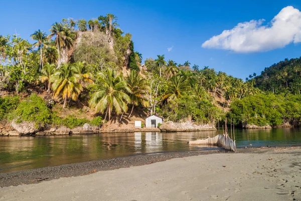 Mündung Von Rio Milo Der Nähe Von Baracoa Kuba — Stockfoto